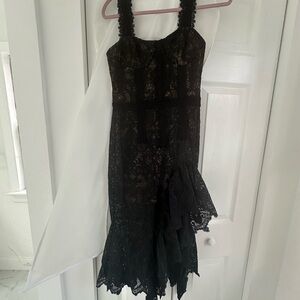 Bronx and Banco Tiffany Midi Lace Dress